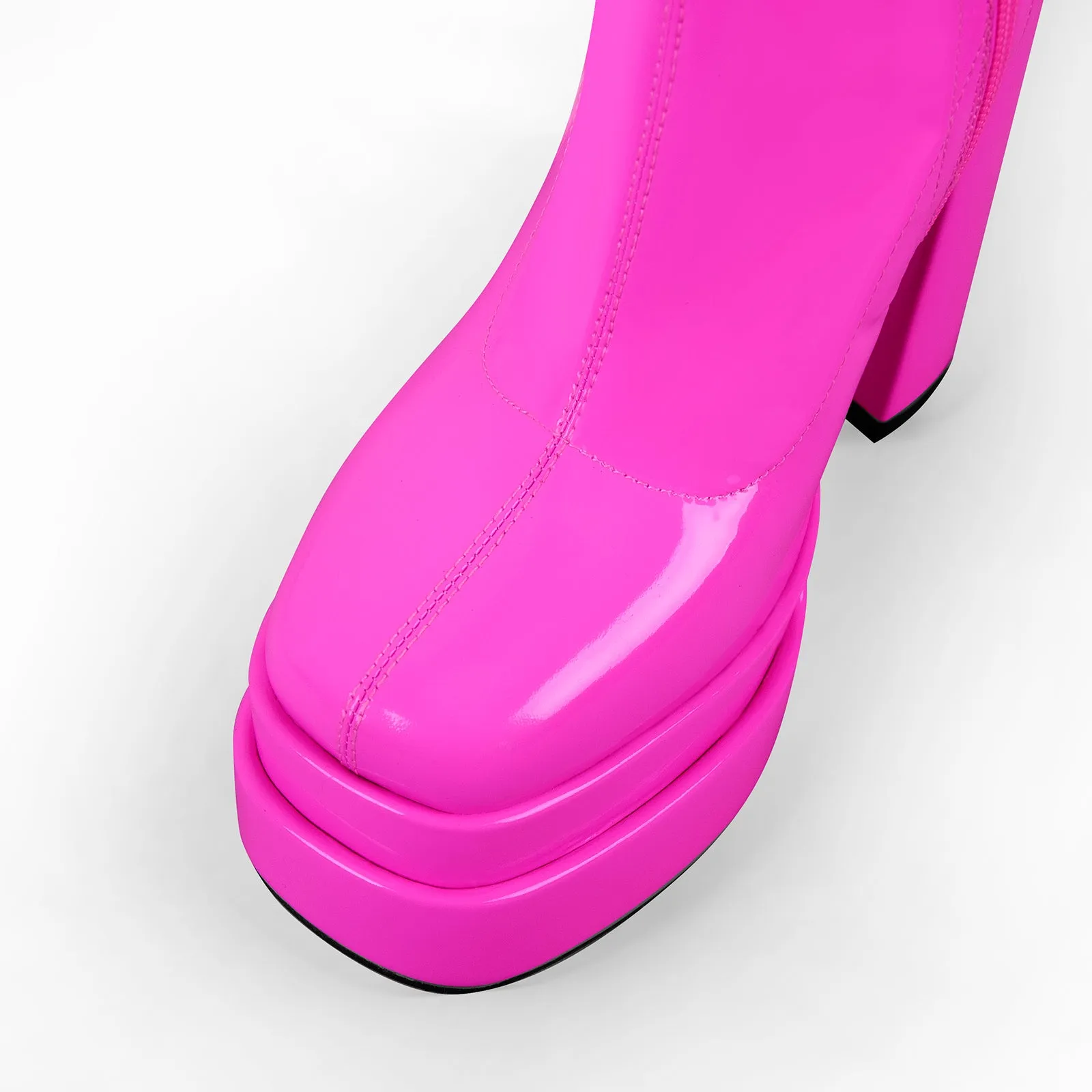 Platform Chunky High Heel Thigh Boots sold by Onlymaker product image thumbnail 3