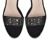 Rhinestone Round Toe Platform Ankle Strap Sandals sold by Onlymaker
