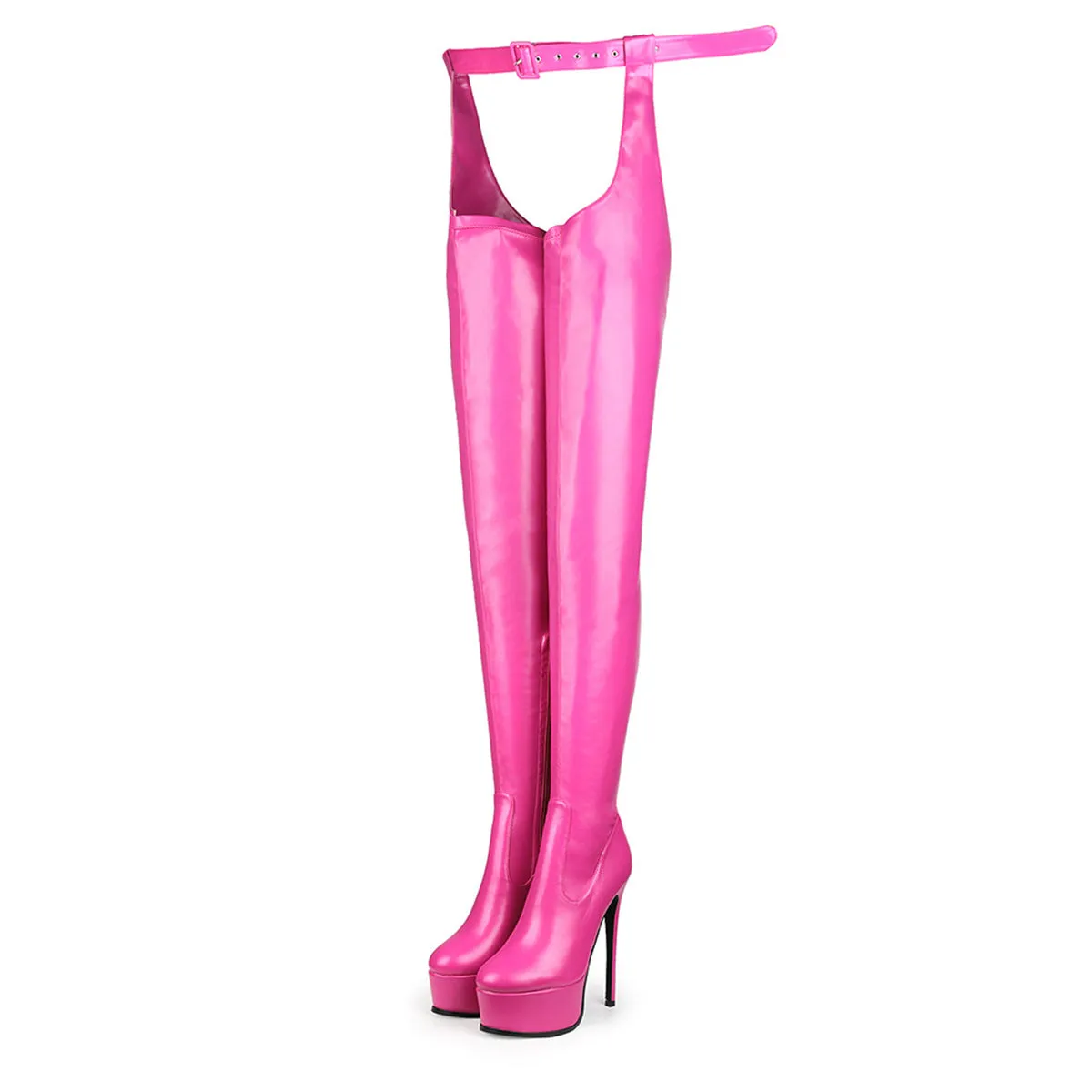 Round Toe Platform Stiletto Stretchy Pantyhose Boots sold by Onlymaker