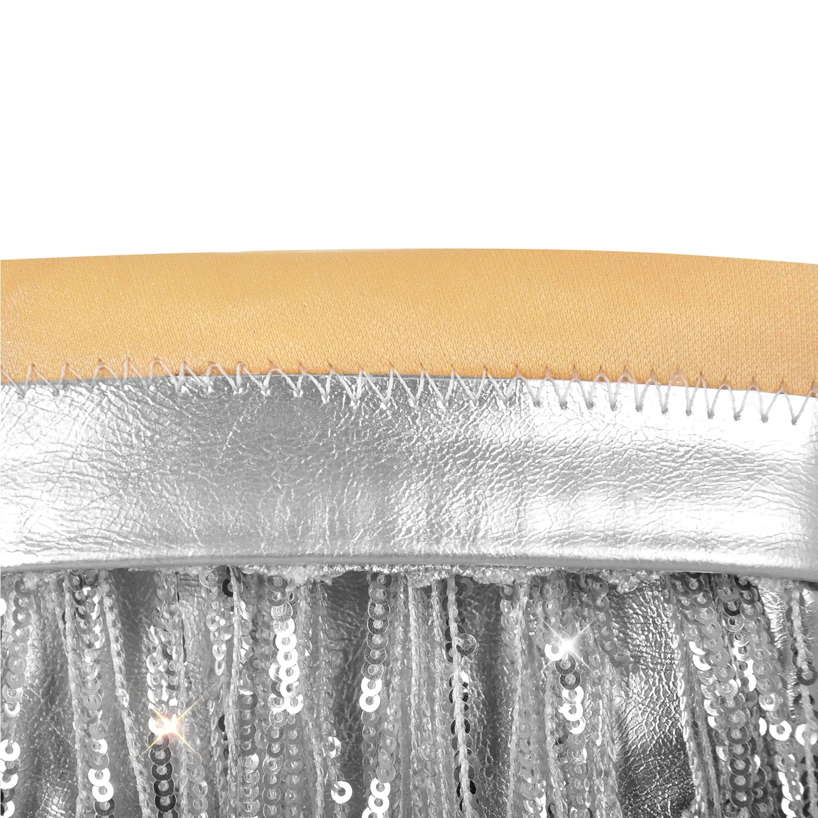 Pointed Toe Chunky Heel Fringe Sequin Boots sold by Onlymaker product image thumbnail 5