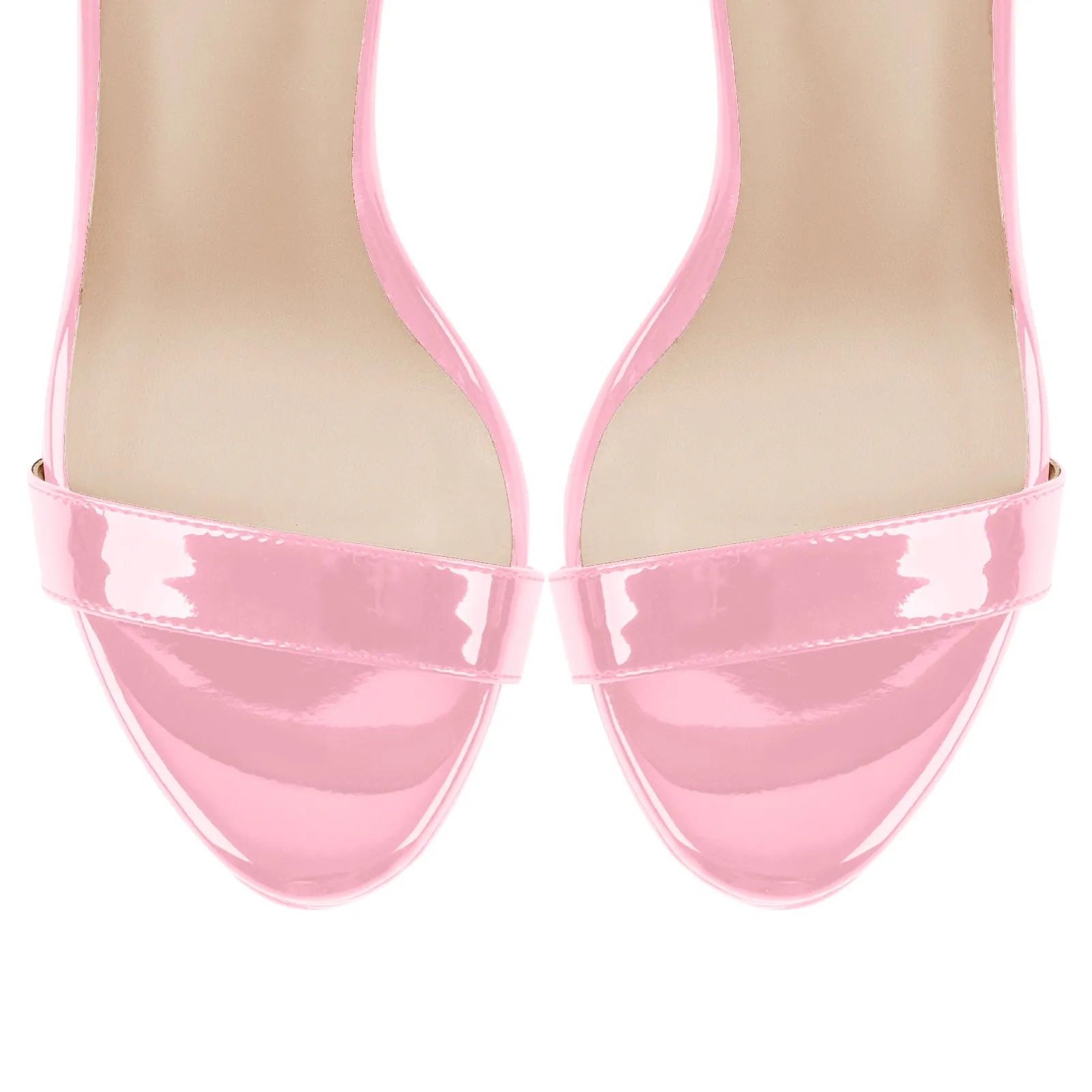 Round Toe Ankle Strap Platform Stiletto Sandals sold by Onlymaker product image thumbnail 4