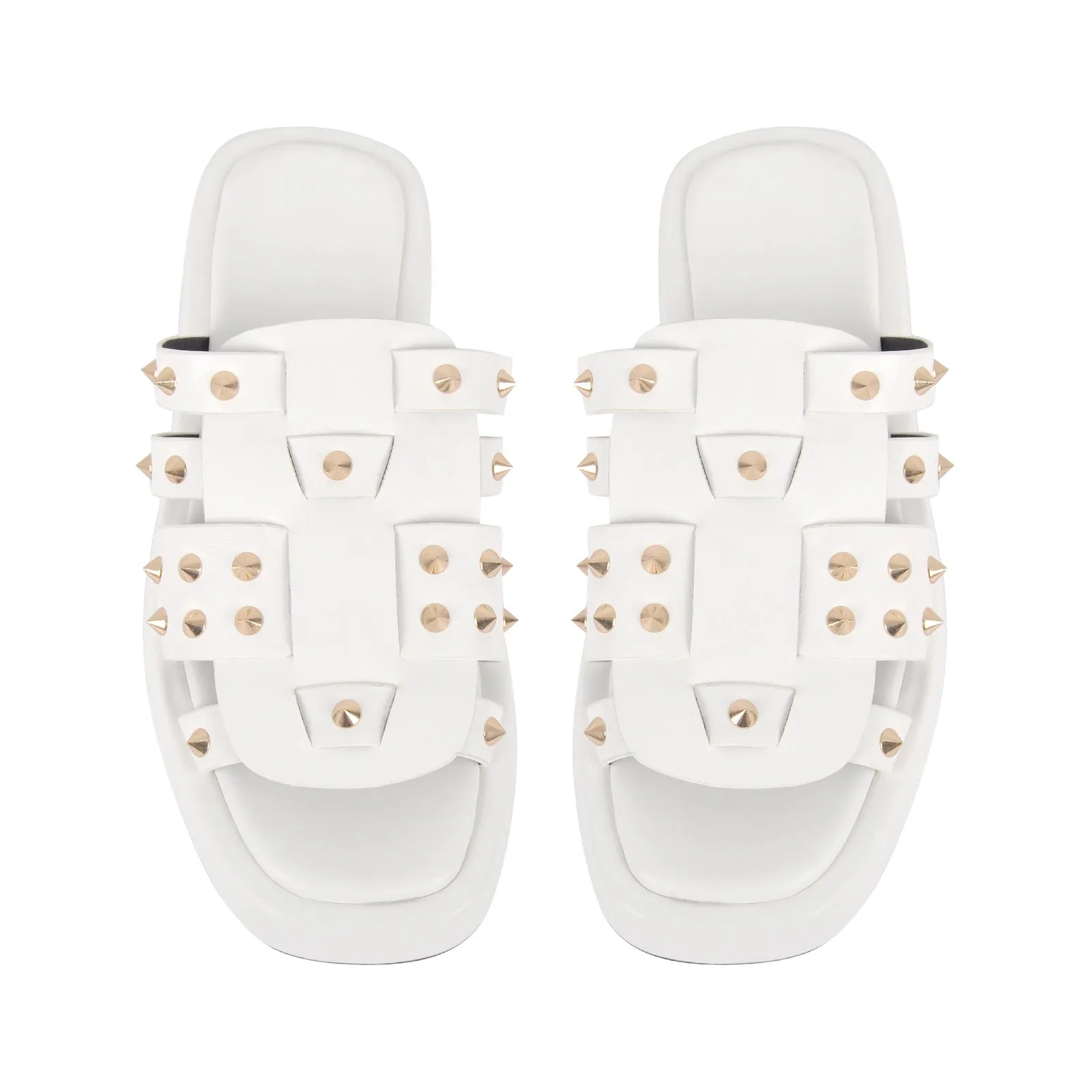 Rivet Stud Flats Flatform Sandals sold by Onlymaker product image thumbnail 2