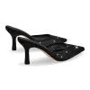 Pointed Toe Rhinestone Slip On Mules sold by Onlymaker