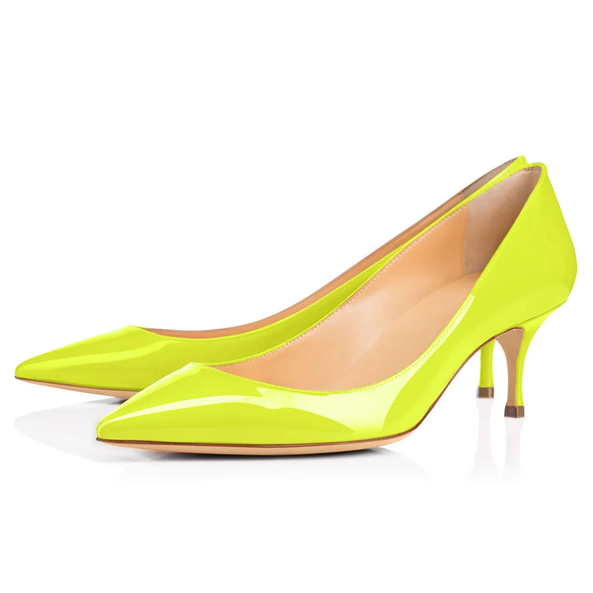 Onlymaker Pumps Yellow 2.5 inches Heels sold by Onlymaker product image thumbnail 3