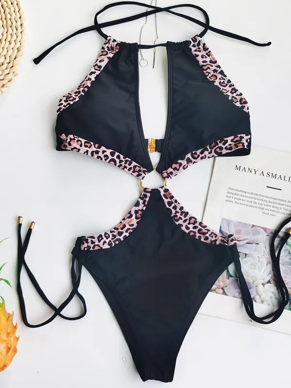 Keyhole Neckline Cut Out Strap Swimwear sold by Onlymaker product image thumbnail 5