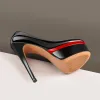 Round Toe Double Platform High Heel Pumps sold by Onlymaker