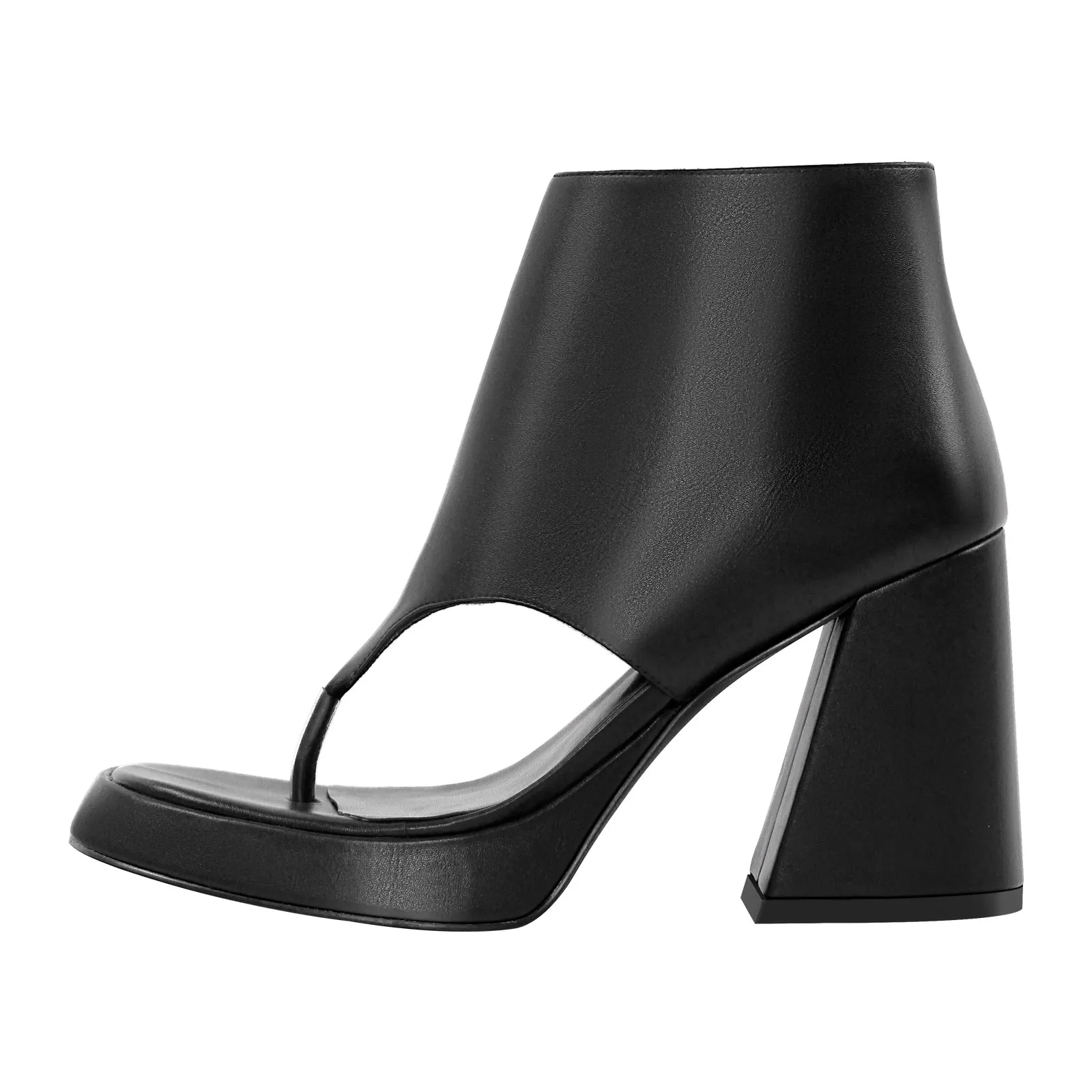 Square Toe Flip-flops Ankle Chunky Heel Sandals sold by Onlymaker