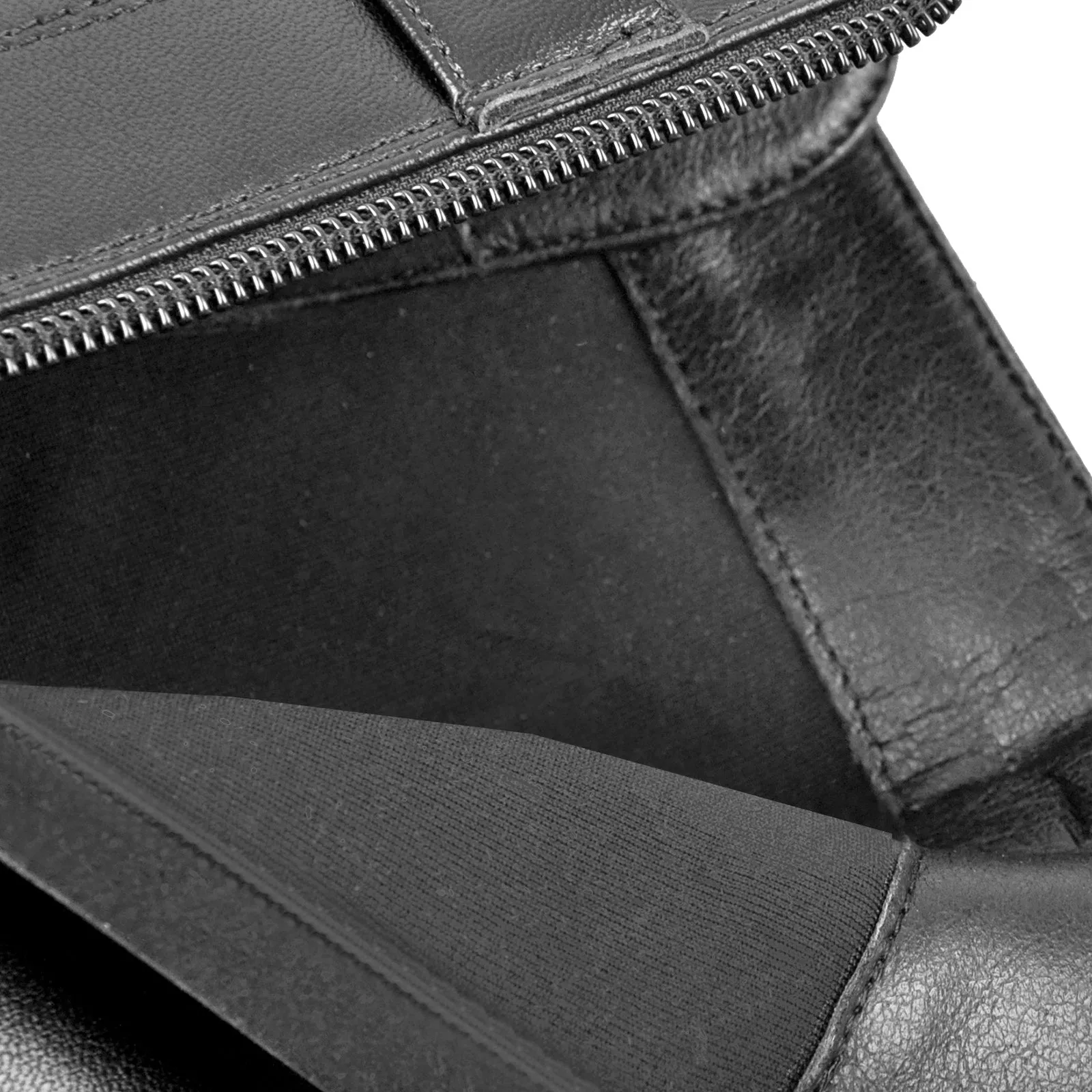 Black Lace up Zipper Chunky Ankle Boots sold by Onlymaker product image thumbnail 4