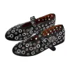 Round Toe Metal Hollow Buckle Flats sold by Onlymaker