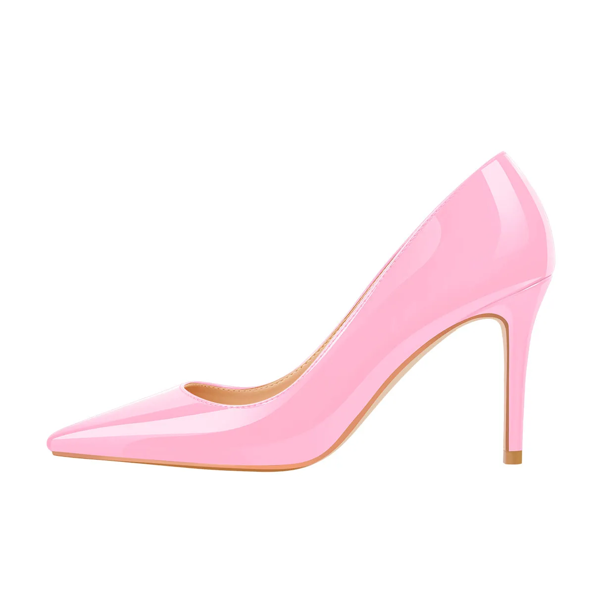 Onlymaker Pumps Pink 3 inches Heels sold by Onlymaker