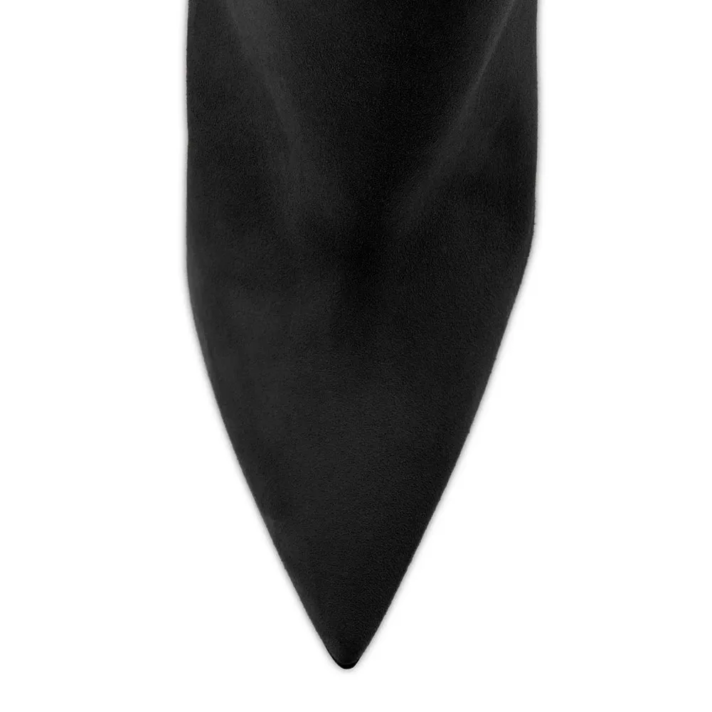 Suede Pointy Toe Stiletto High Heel Ankle Boots sold by Onlymaker product image thumbnail 3