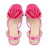 Round Toe Stiletto Slingback Flower Sandals sold by Onlymaker