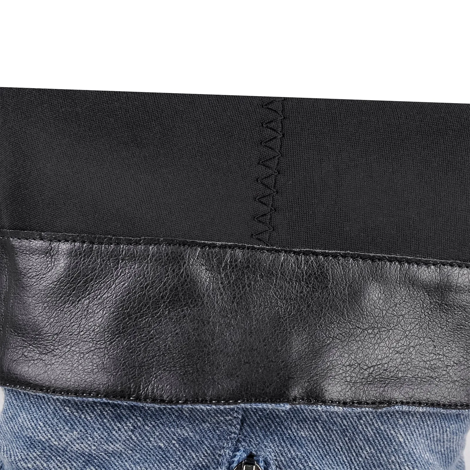 Denim Pointed Toe Stiletto Thigh Boots sold by Onlymaker product image thumbnail 5