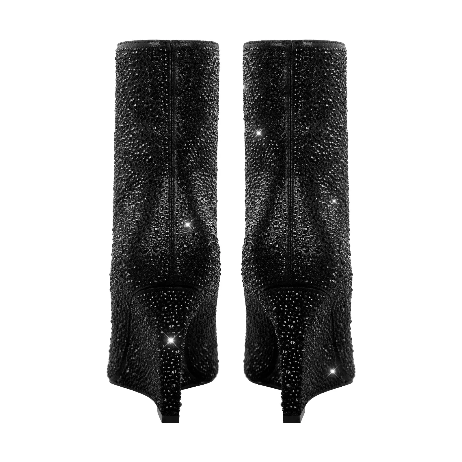 Rhinestone Wedge Heel Ankle Boots sold by Onlymaker product image thumbnail 5