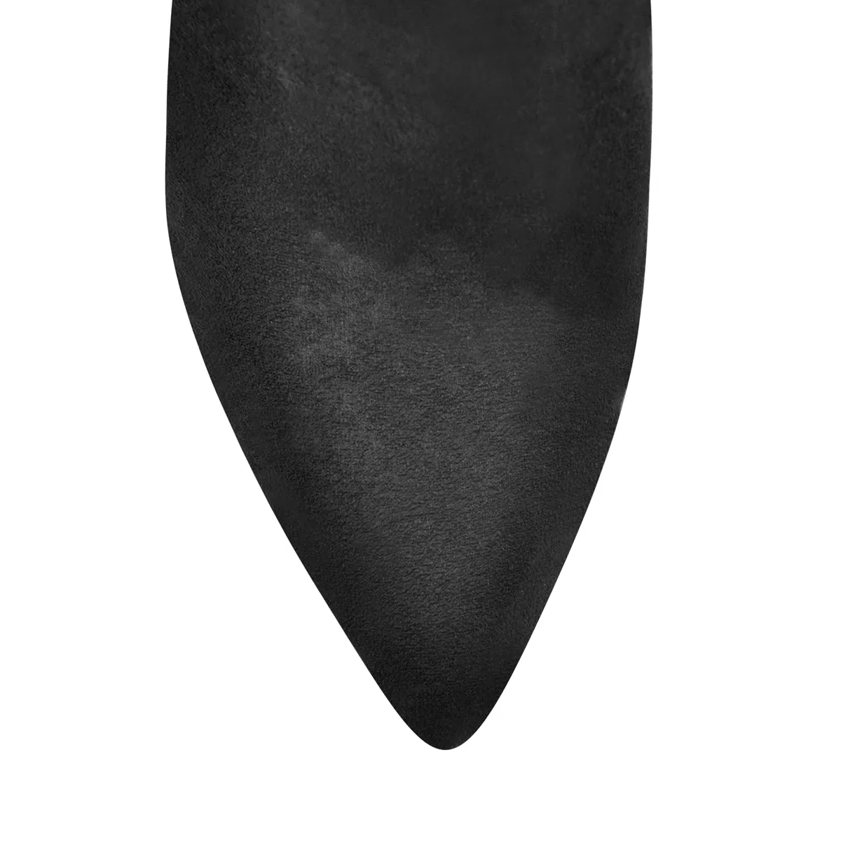 Black Suede Pointy Toe Wedge Heel Over The Knee Boots sold by Onlymaker product image thumbnail 4