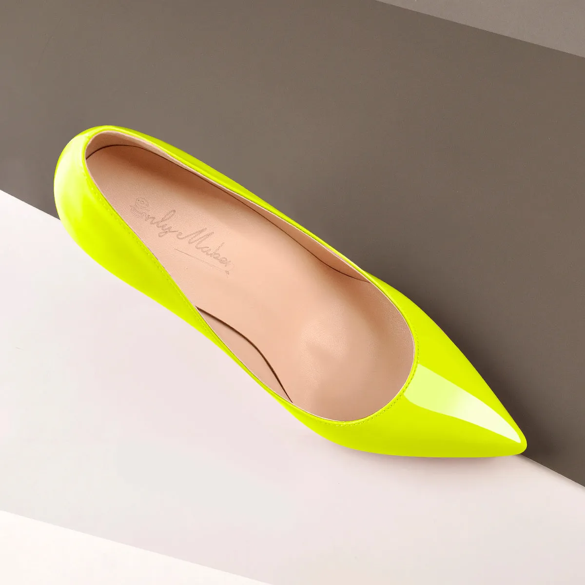 Onlymaker Pumps Yellow 3 inches Heels sold by Onlymaker product image thumbnail 3