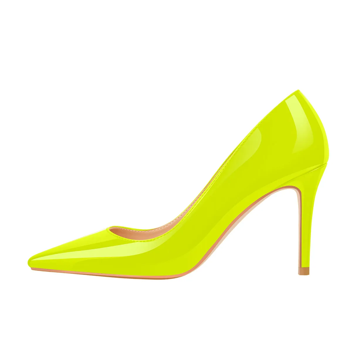 Onlymaker Pumps Yellow 3 inches Heels sold by Onlymaker