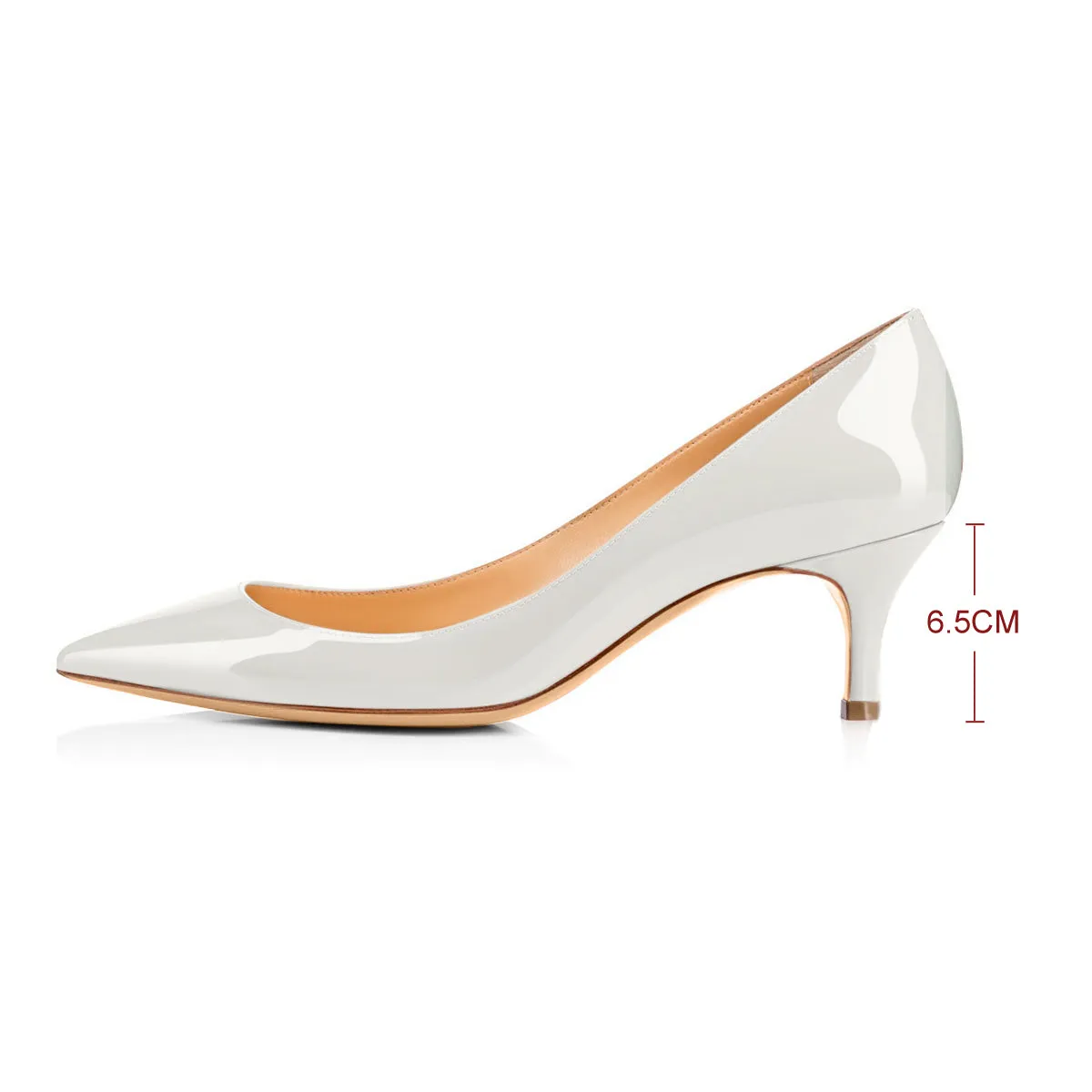 Onlymaker Pumps White 2.5 inches Heels sold by Onlymaker product image thumbnail 2