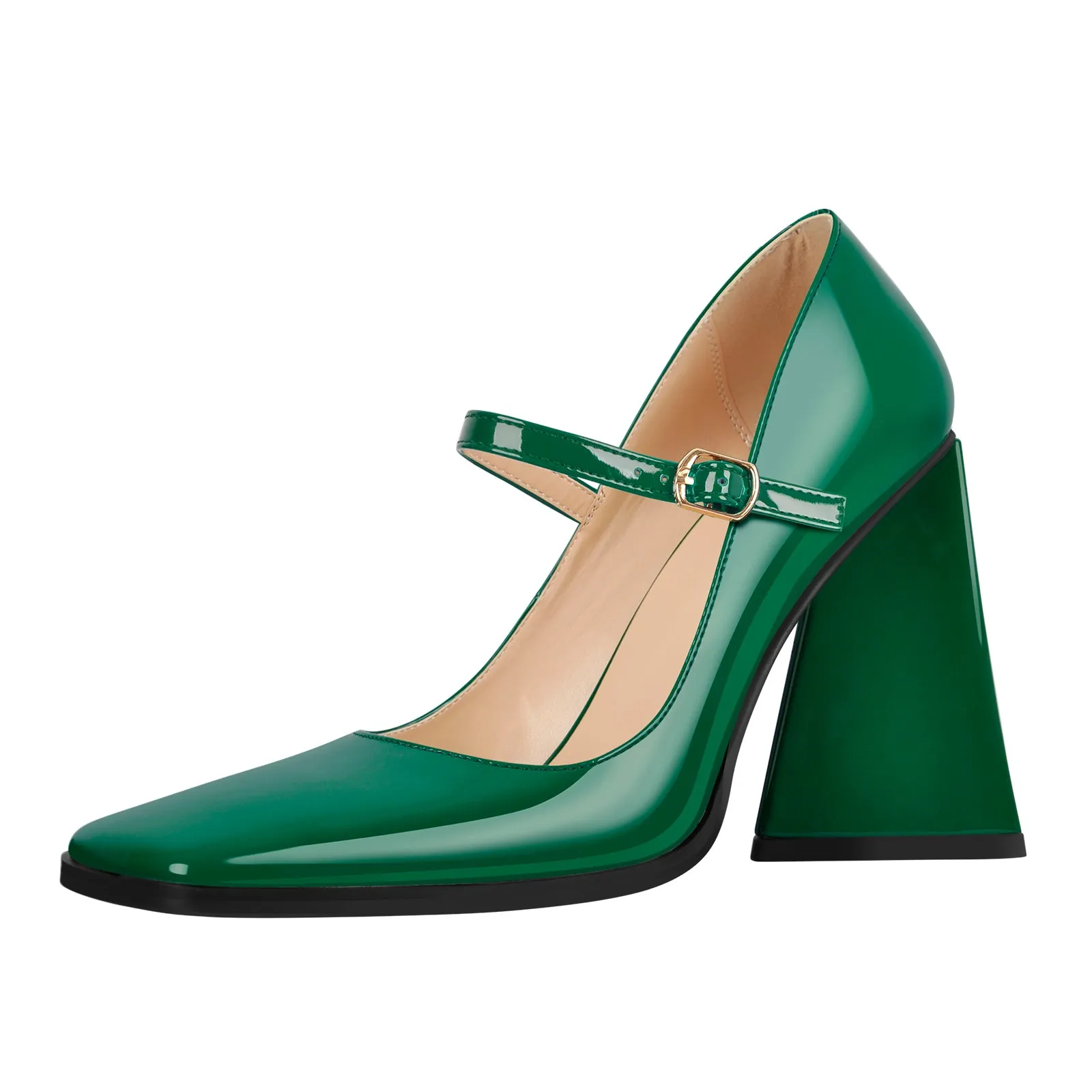 Mary Jane Square Toes Chunky Heels Pumps sold by Onlymaker product image thumbnail 2