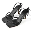 Flip Flop Thong Square Toe Lace Up Sandals sold by Onlymaker