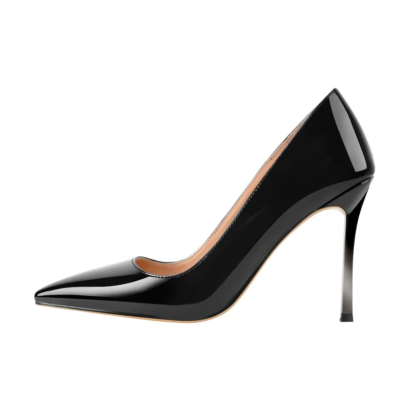 10cm Patent Leather Metal Heels Pumps sold by Onlymaker