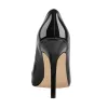 Black Metal Chain Pointed Toe Patent High Heels Stiletto Pumps sold by Onlymaker
