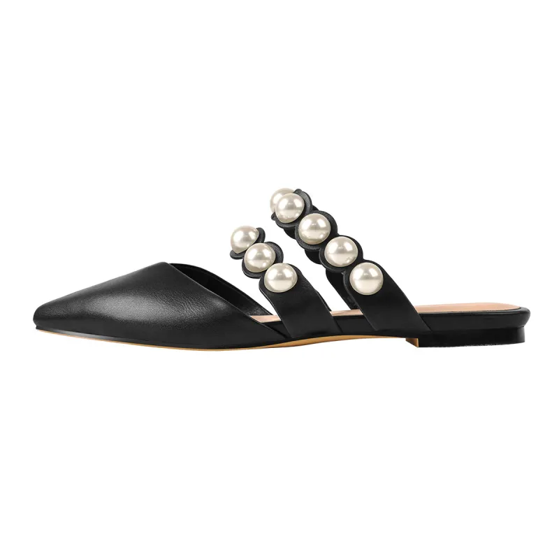 Black Pearl Mules sold by Onlymaker