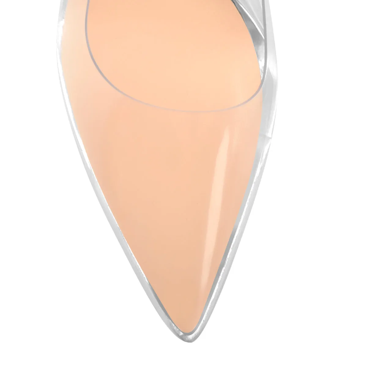 Transparent Pointed Toe Slip on High Heel Stiletto Pumps sold by Onlymaker product image thumbnail 3