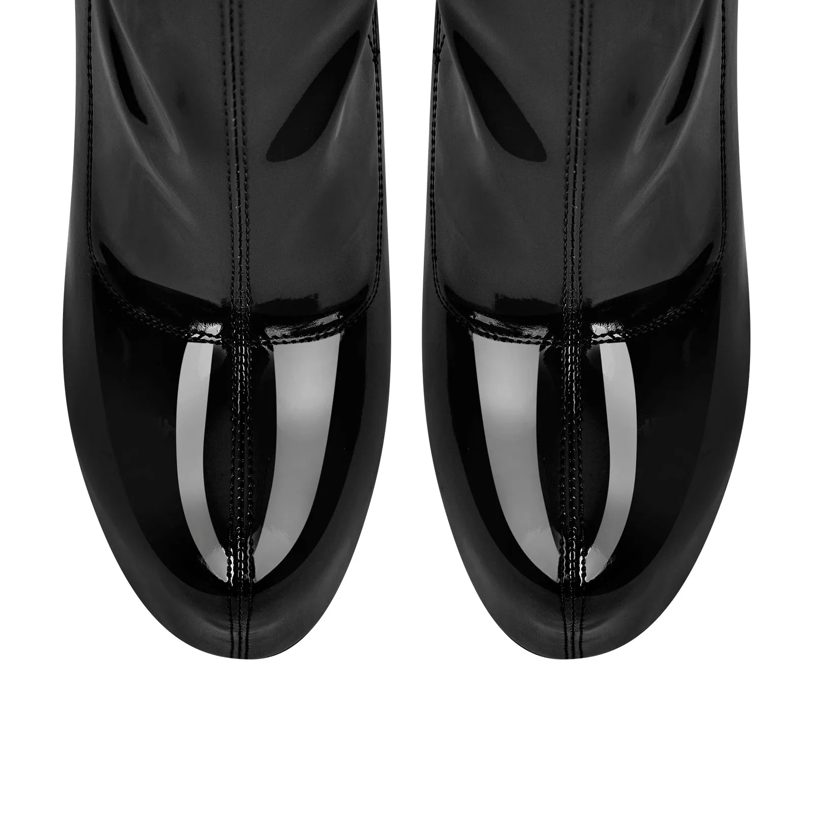 Patent Leather Platform Stiletto High Heel Ankle Boots sold by Onlymaker product image thumbnail 4