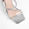 High Heel Lace up Rhinestone  Strappy Sandals sold by Onlymaker