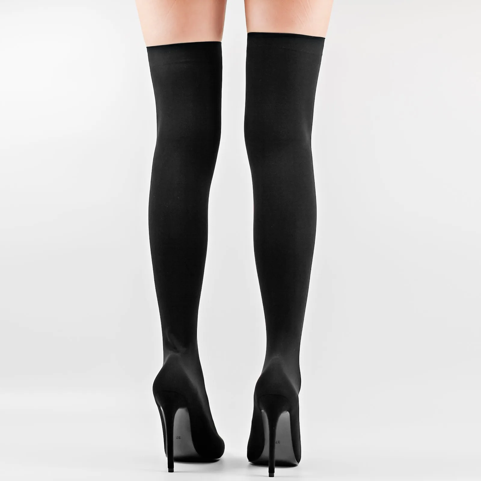 Pointy Toe Over The Knee Stockings Boots sold by Onlymaker product image thumbnail 4