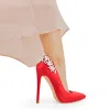 Pointed Toe Rhinestone Stiletto Pumps sold by Onlymaker