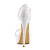 White Platform Ankle Strap High Heels Women Concise Sandals sold by Onlymaker