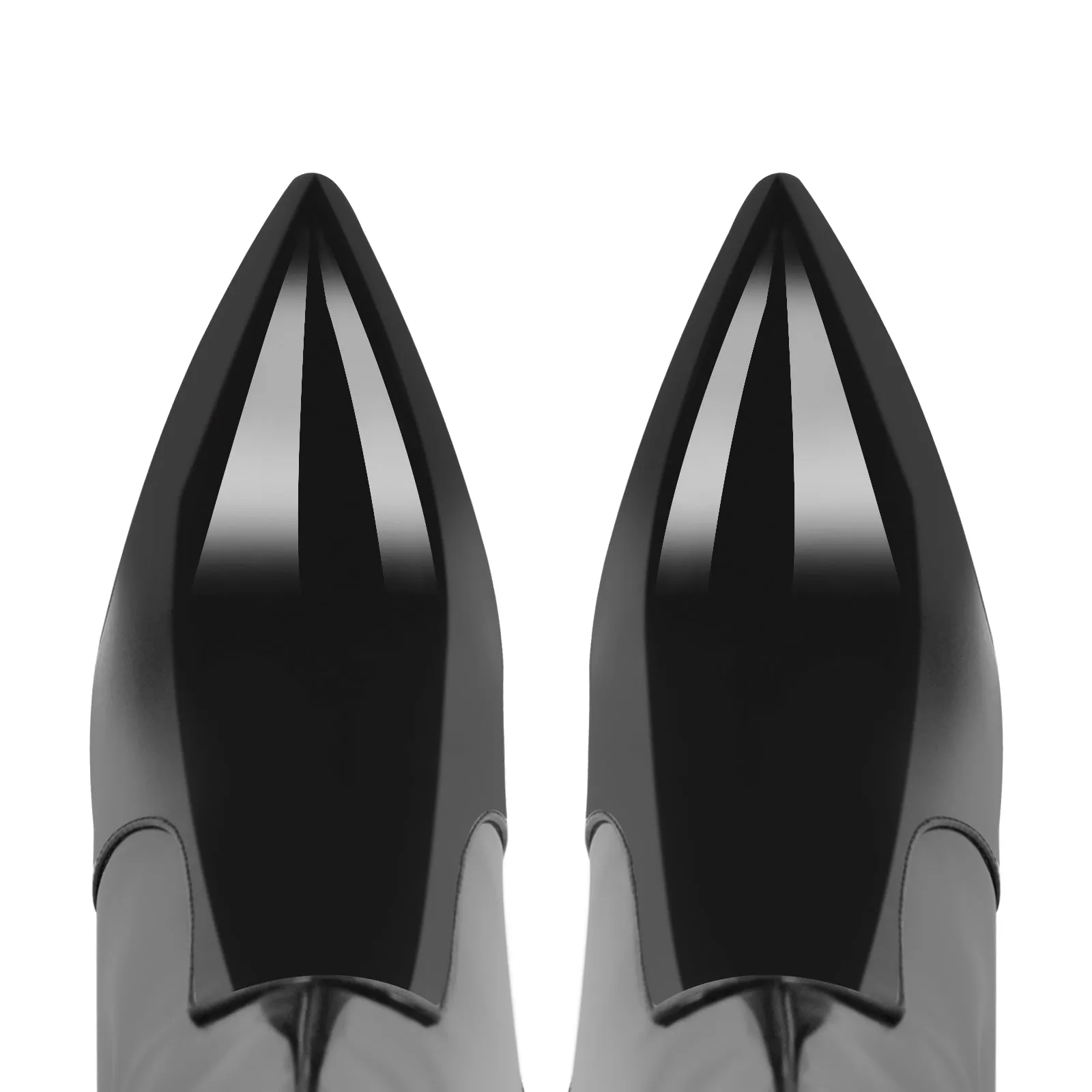 Pointed Toe Multi Buckle Stiletto Knee High Boots sold by Onlymaker product image thumbnail 4