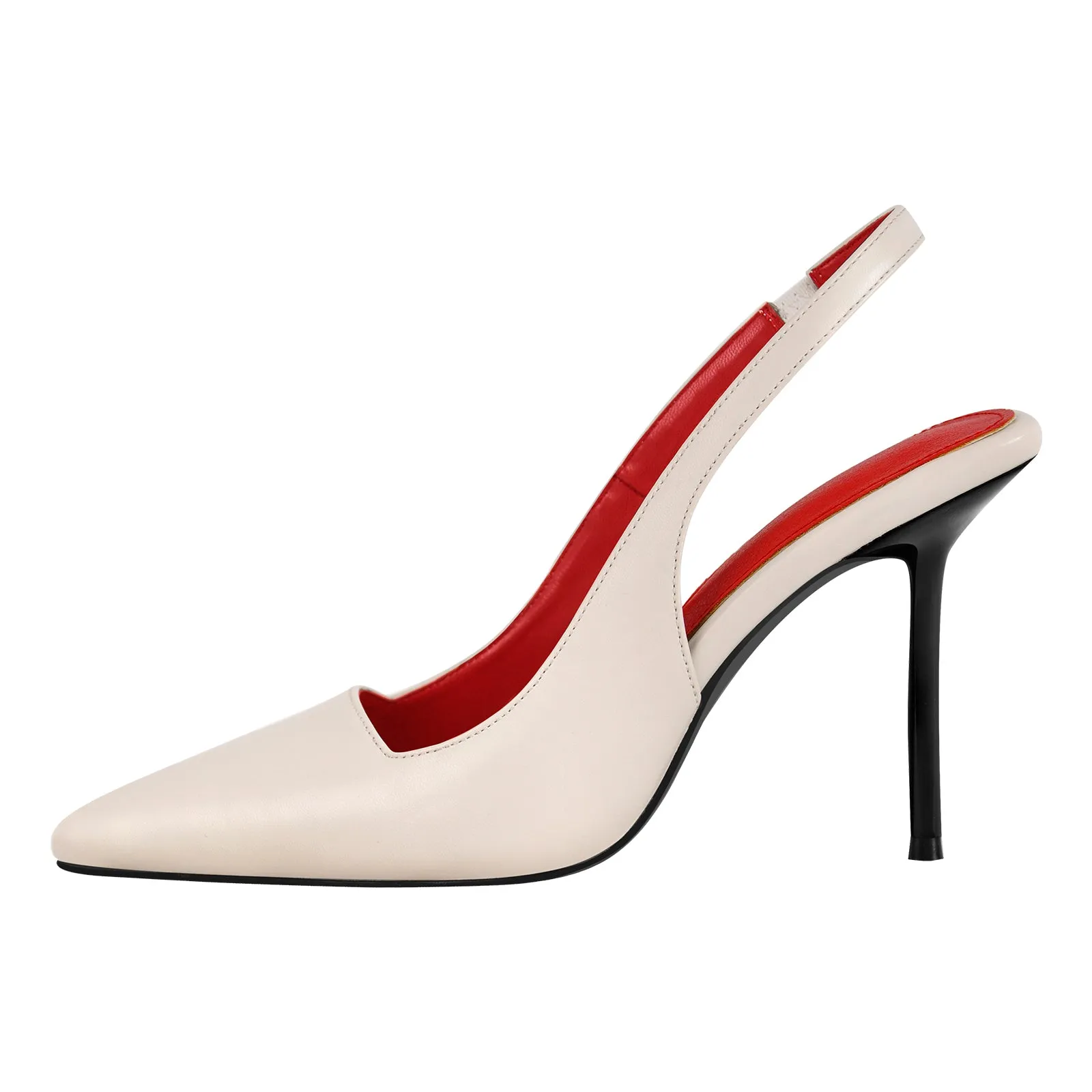 Pointed Toe Stiletto Slingback High Heels sold by Onlymaker