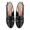 Round Toe Platform Slingback Chunky Heels sold by Onlymaker