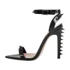 Rivet Ankle Strap High Heel Sandals sold by Onlymaker