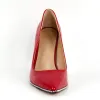 Pointed Toe Studded Rivets Stitching High Heels sold by Onlymaker