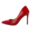 Pointed Toe Studded Rivets Stitching High Heels sold by Onlymaker