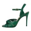 Round Toe Buckle Strap Stiletto Sandals sold by Onlymaker