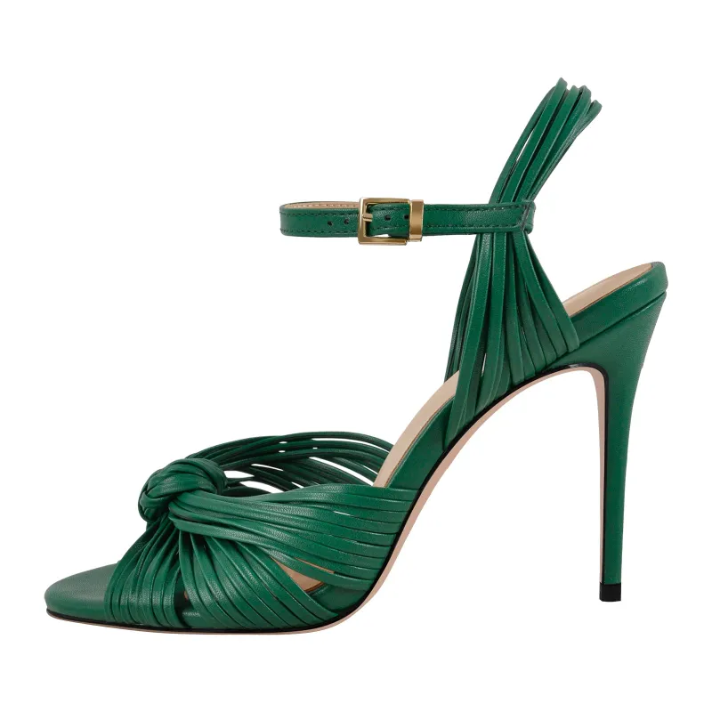 Round Toe Buckle Strap Stiletto Sandals sold by Onlymaker