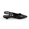 Pointed Toe Round Heel Slingback Flats sold by Onlymaker