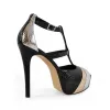 Peep Toe Platform T-Strap Snake Pattern Pumps sold by Onlymaker