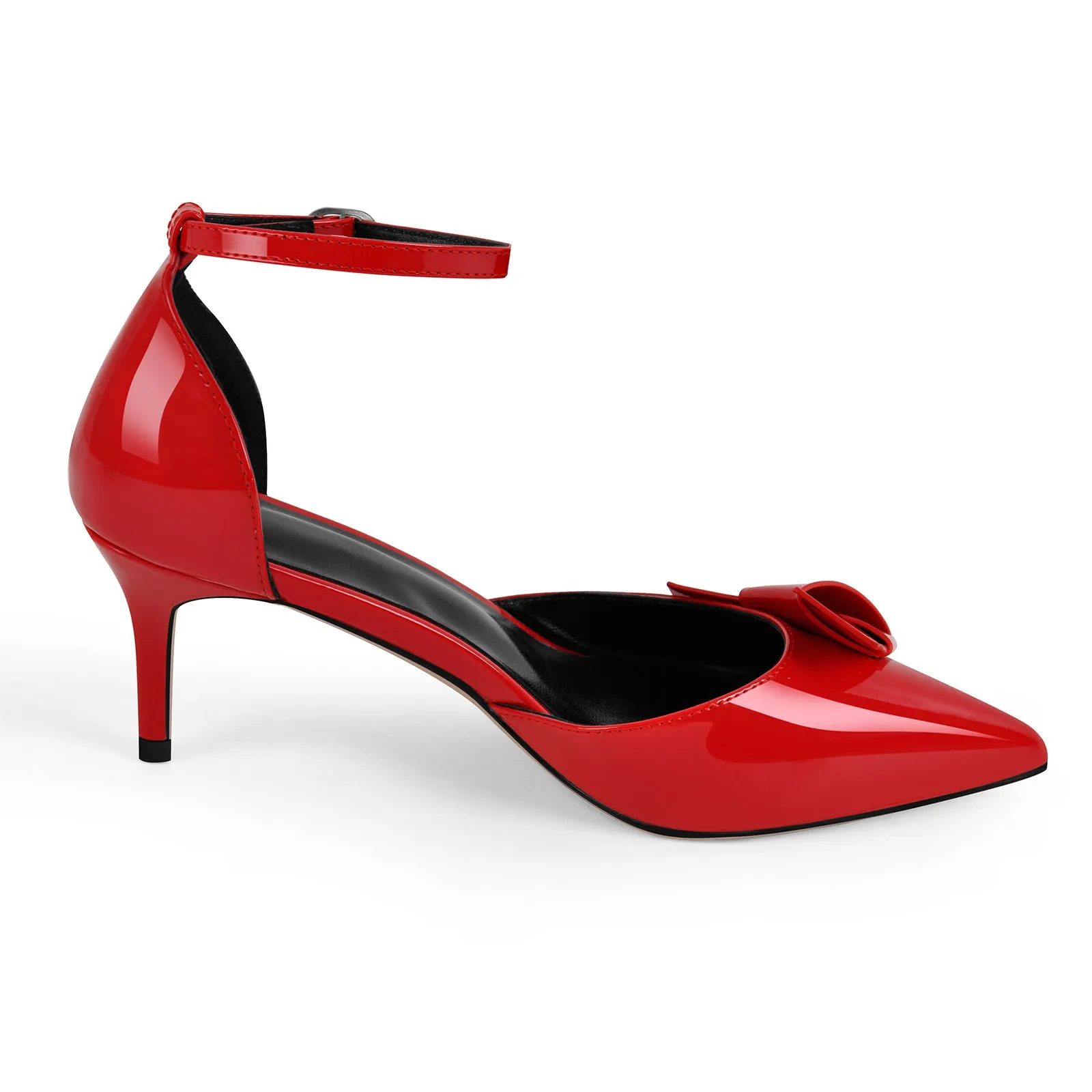 Pointed Toe Ankle Strap Stiletto Pumps sold by Onlymaker product image thumbnail 3