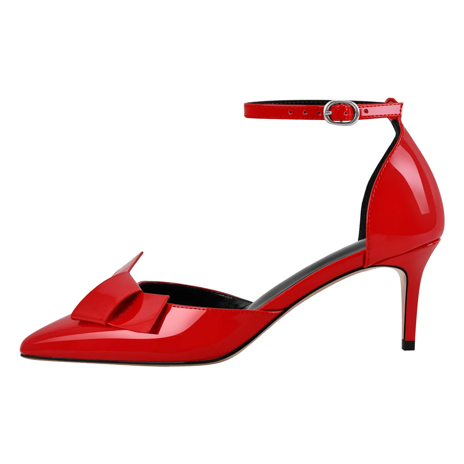 Pointed Toe Ankle Strap Stiletto Pumps sold by Onlymaker