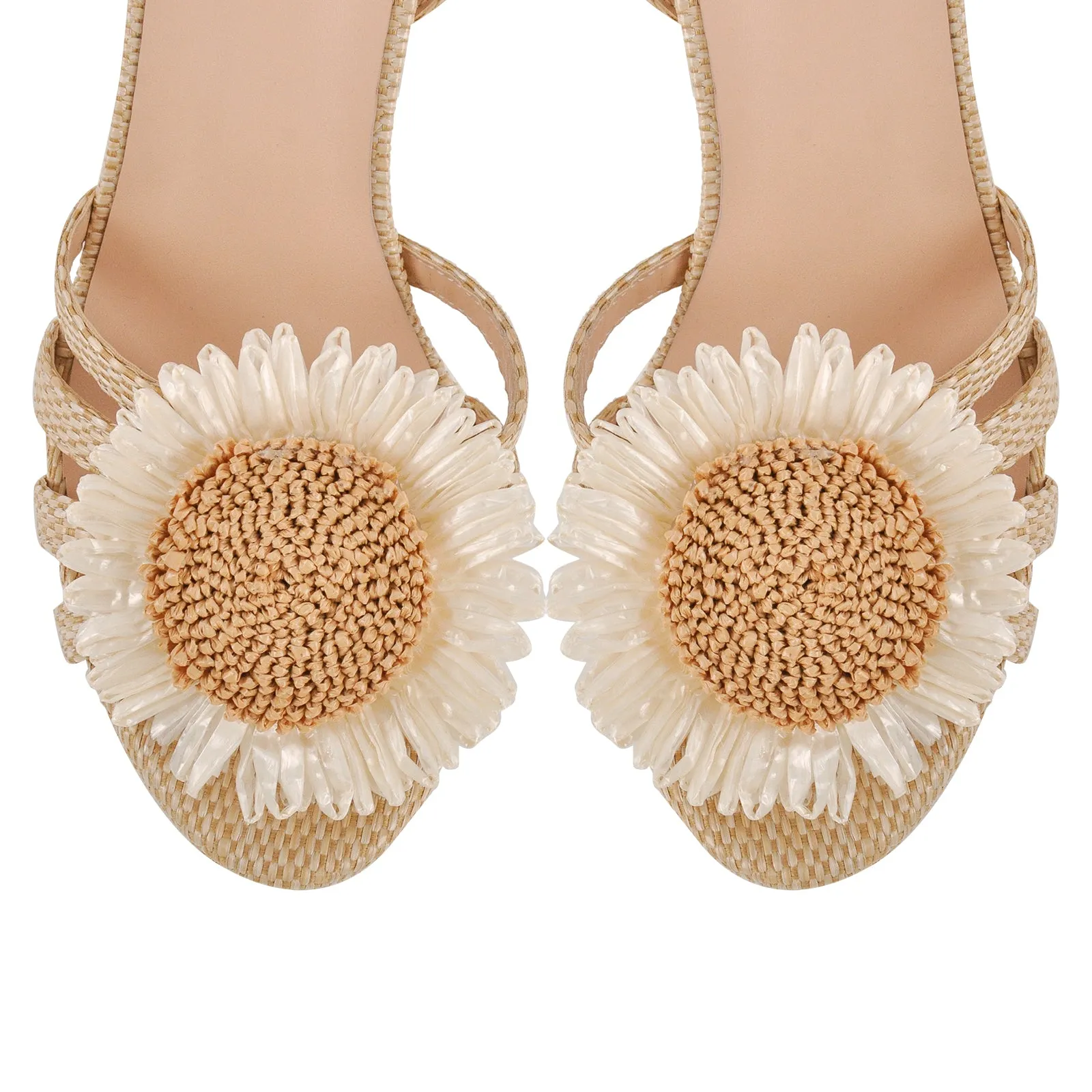 Sunflower Straw Platform Ankle Strap Sandals sold by Onlymaker product image thumbnail 3