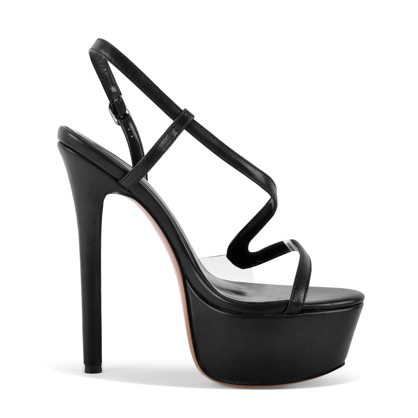 Platform S Strap Slingback High Heel Sandals sold by Onlymaker product image thumbnail 3