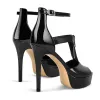 Platform Zipper Ankle Strap Stiletto Sandals sold by Onlymaker