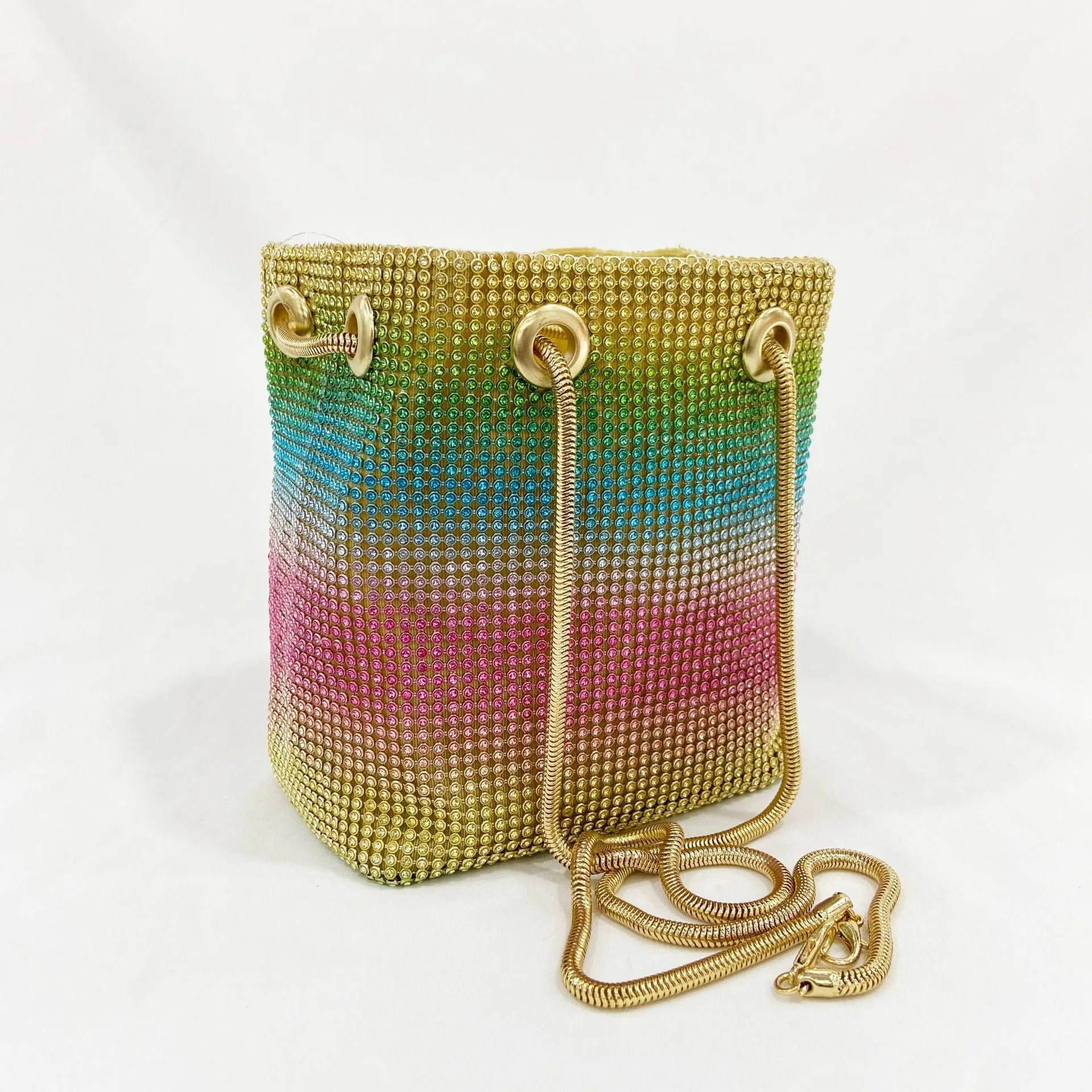 Rainbow Rhinestone Crossbody Handbags sold by Onlymaker product image thumbnail 3