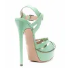 Peep Toe Platform Buckle Strap Sandals sold by Onlymaker